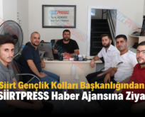 CHP Siirt Gençlik Kolları Başkanlığından SİİRTPRESS Haber Ajansına Ziyaret