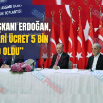 Cumhurbaşkanı Erdoğan, “Yeni Asgari Ücret 5 Bin 500 Oldu”