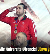 İşitme Engelli Siirt Üniversite Öğrencisi Dünya Şampiyonu Oldu