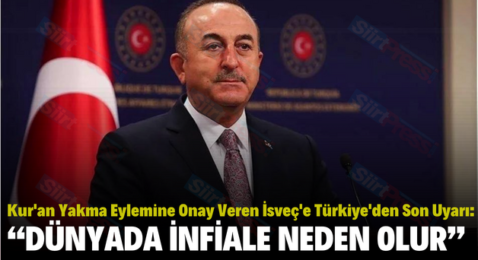 Kur’an Yakma Eylemine Onay Veren İsveç’e Türkiye’den Son Uyarı: “Dünyada İnfiale Neden Olur”