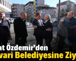 Nihat Özdemir’den Pervari Belediyesine Ziyaret
