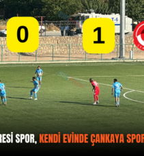SİİRT İL ÖZEL İDARESİ SPOR, KENDİ EVİNDE ÇANKAYA SPOR’A MAĞLUP OLDU