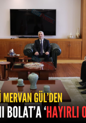 SİİRT MİLLETVEKİLİ MERVAN GÜL’DEN TİCARET BAKANI BOLAT’A ‘HAYIRLI OLSUN’ ZİYARETİ