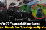 Siirt’te 70 Yaşındaki Kıbrıs Gazisi, Askeri Törenle Son Yolculuğuna Uğurlandı