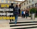 Siirt’te Güneş Enerjisi Sehpası Çalan Hırsız Tutuklandı