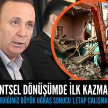 SİİRT’TE KENTSEL DÖNÜŞÜMDE İLK KAZMA VURULDU!.. OSMAN ÖREN, “VERDİĞİMİZ BÜYÜK UĞRAŞ SONUCU 1.ETAP ÇALIŞMALARIMIZ BAŞLADI”