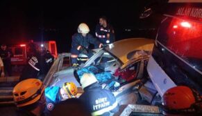 Siirt’te Otomobil İle Su Tankeri Çarpıştı: 6 Yaralı
