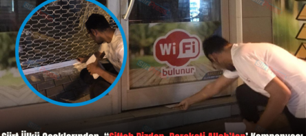 Siirt Ülkü Ocaklarından, “Siftah Bizden, Bereketi Allah’tan’ Kampanyası