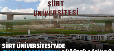 SİİRT ÜNİVERSİTESİ’NDE ‘BANKA PROMOSYON’ DÜĞÜMÜ ÇÖZÜLDÜ