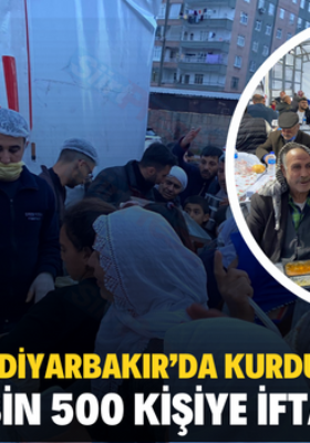 SİİRT VAKFININ DİYARBAKIR’DA KURDUĞU ÇADIRDA HER GÜN 2 BİN 500 KİŞİYE İFTAR VERİLİYOR