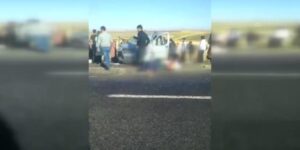 SİİRTLİ AİLE ŞANLIURFA’DA KAZA YAPTI: 1 ÖLÜ 5 YARALI