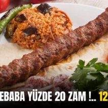 Siirt’te Kebaba Yüzde 20 Zam!.. 120 TL Oldu