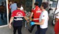 MOTOSİKLET KAZASINDA 2 UZMAN ÇAVUŞ YARALANDI