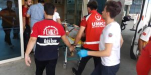 MOTOSİKLET KAZASINDA 2 UZMAN ÇAVUŞ YARALANDI