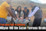 Siirt’teki Baraj Gölü ve Göletlere 2 Milyon 100 Bin Sazan Yavrusu Bırakıldı