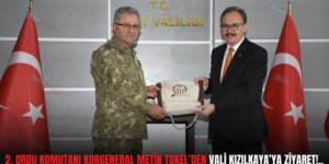 2. ORDU KOMUTANI KORGENERAL METİN TOKEL’DEN VALİ KIZILKAYA’YA ZİYARET!..