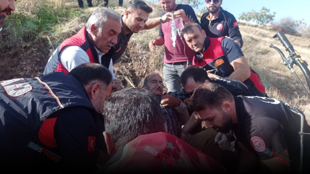 Siirt’te Ayağını Çapa Makinesine Kaptıran Adam Ağır Yaralandı