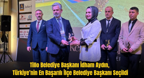 Tillo Belediye Başkanı İdham Aydın, Türkiye’nin En Başarılı İlçe Belediye Başkanı Seçildi