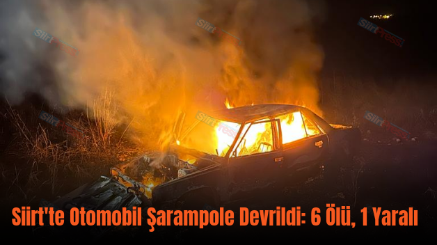 Siirt’te Otomobil Şarampole Devrildi: 6 Ölü 1 Yaralı