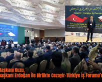 Siirt TSO Başkanı Kuzu, Cumhurbaşkanı Erdoğan İle Birlikte Cezayir-Türkiye İş Forumu’na Katıldı