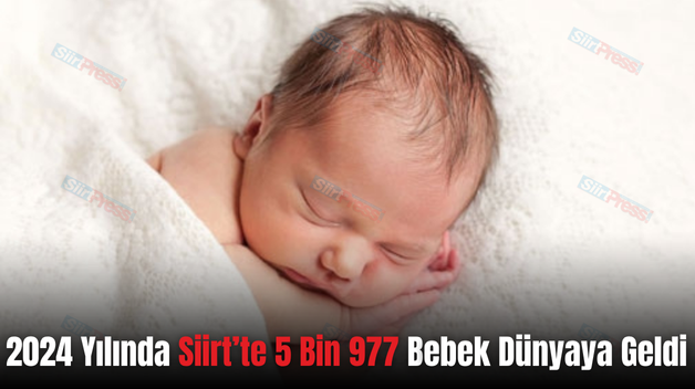 2024 Yılında Siirt’te 5 Bin 977 Bebek Dünyaya Geldi