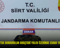 KURTALAN’DA DURDURULAN ARAÇTAKİ YOLCU ÜZERİNDE ESRAR YAKALANDI