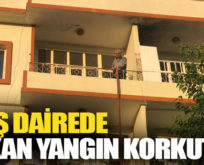 BOŞ DAİREDE ÇIKAN YANGIN KORKUTTU