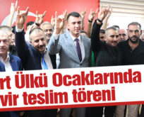 SİİRT ÜLKÜ OCAKLARINDA DEVİR TESLİM TÖRENİ