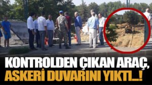Siirt’te park halindeyken freni patlayan İl Özel İdaresine bağlı iş