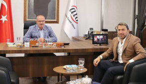 SİİRT TSO BAŞKANI GÜVEN KUZU, ATO BAŞKANI GÜRSEL BARAN’I ZİYARET ETTİ