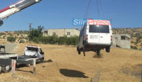 ŞİRVAN’DA TRAFİK KAZASI: 2 YARALI
