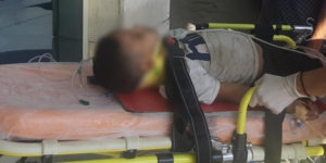 OTOMOBİLİN ÇARPTIĞI ÇOCUK AĞIR YARALANDI