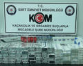 SİİRT’TE KAÇAK SİGARA ELE GEÇİRİLDİ