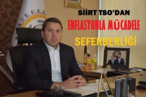 Siirt Ticaret ve Sanayi Odası Yönetim Kurulu Başkanı Güven Kuzu, Hazine
