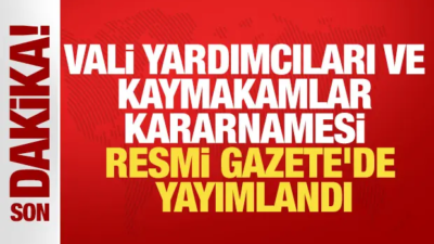 Cumhurbaşkanlığı tarafından yayımlanan Vali Yardımcıları ve Kaymakamlar Kararnamesi ile Siirt'te