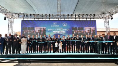 Bakan Uraloğlu, Siirt Havalimanı Yeni Terminal Binası Açılış Törenine Katıldı