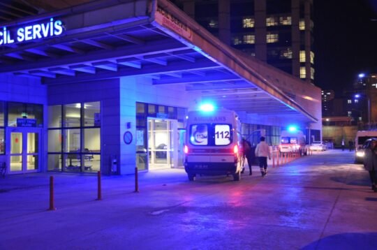 Siirt'in Eruh ilçesine bağlı Ballıkavak köyünde meydana gelen trafik kazasında