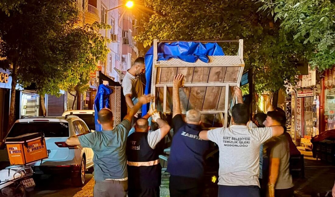 Siirt Belediyesi Zabıta Müdürlüğü ekiplerince, kent genelinde kamu düzeninin korunması,