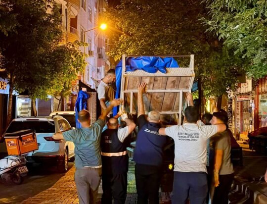 Siirt Belediyesi Zabıta Müdürlüğü ekiplerince, kent genelinde kamu düzeninin korunması,