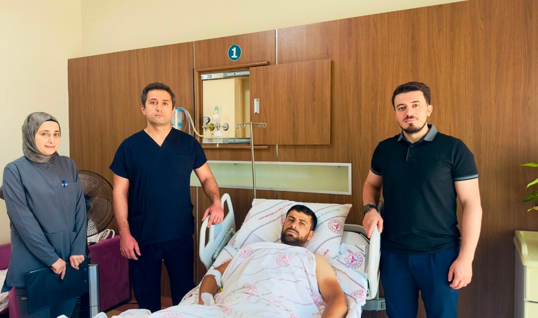 Siirt'te çalıştığı sırada beton mikserine bacağını kaptırarak ağır yaralanan 35