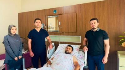 Siirt'te çalıştığı sırada beton mikserine bacağını kaptırarak ağır yaralanan 35
