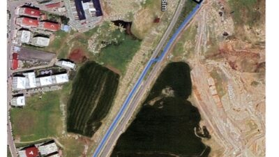 Yapımı devam eden Siirt-Pervari Yolu Projesi kapsamında, Polis Okulu bölgesinde