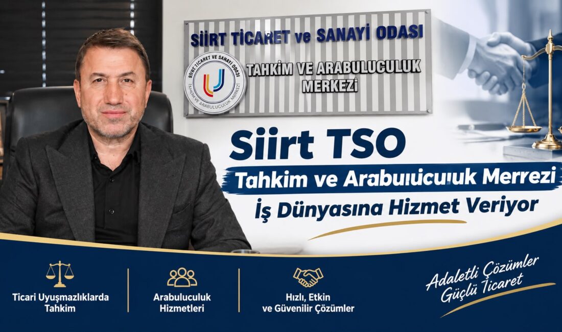 Siirt Ticaret ve Sanayi Odası bünyesinde 23 Eylül 2022 tarihinde
