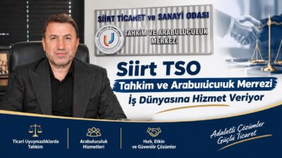 Siirt Ticaret ve Sanayi Odası bünyesinde 23 Eylül 2022 tarihinde