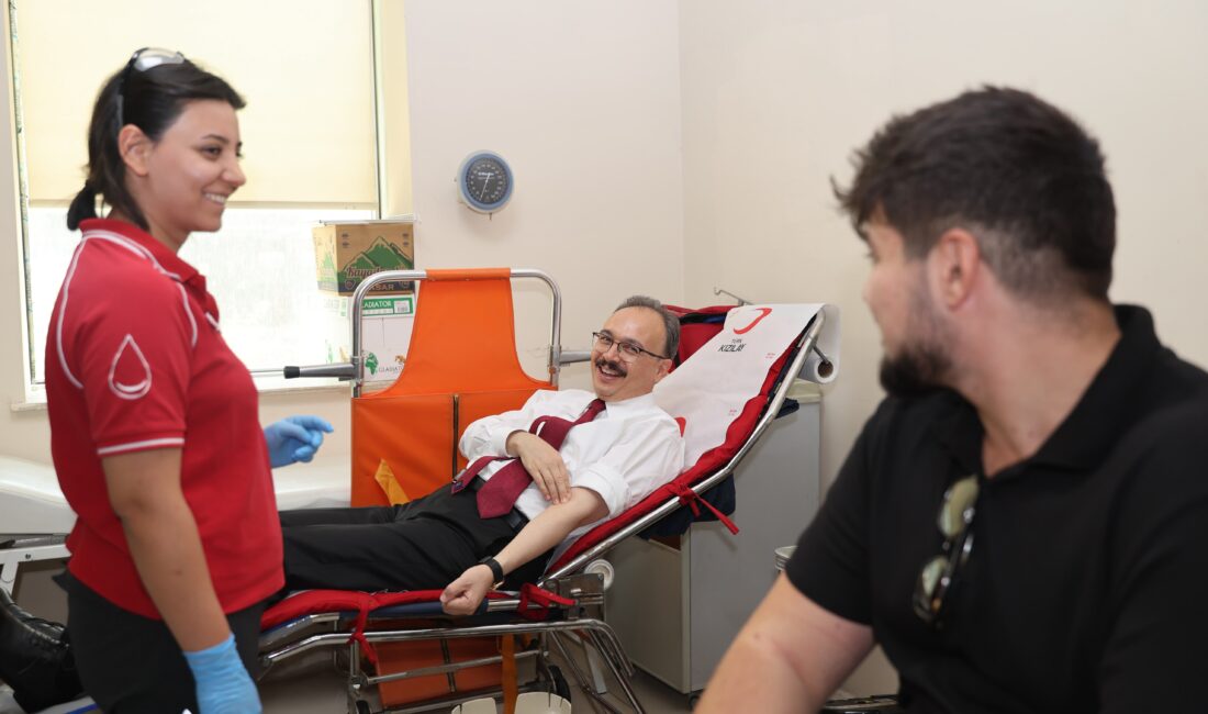 Siirt Belediyesi ile Türk Kızılayı Siirt Kan Bağış Merkezi iş