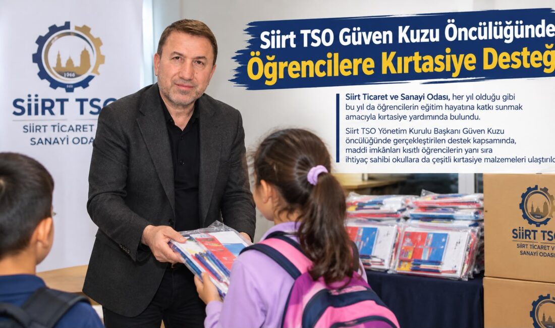 Siirt Ticaret ve Sanayi Odası, her yıl olduğu gibi bu