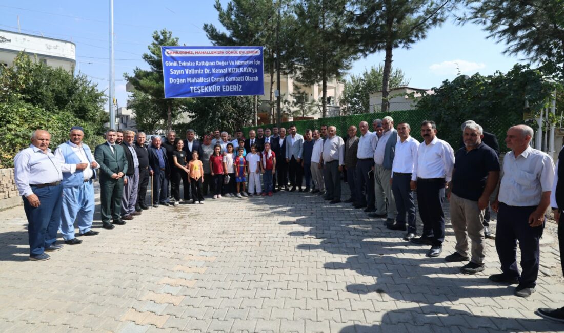 Siirt’in Doğan Mahallesi Şavuran bölgesinde altyapı ve üstyapı çalışmaları kapsamında