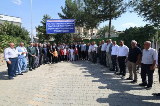 Siirt’in Doğan Mahallesi Şavuran bölgesinde altyapı ve üstyapı çalışmaları kapsamında