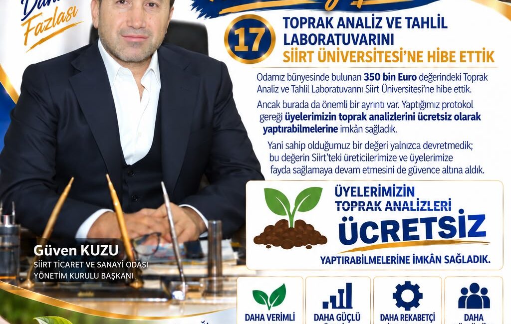 Siirt Ticaret ve Sanayi Odası (STSO) Yönetim Kurulu Başkanı Güven