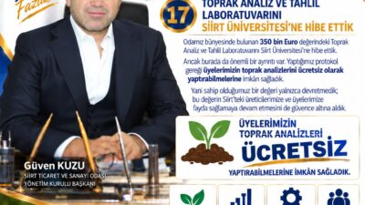 Siirt Ticaret ve Sanayi Odası (STSO) Yönetim Kurulu Başkanı Güven